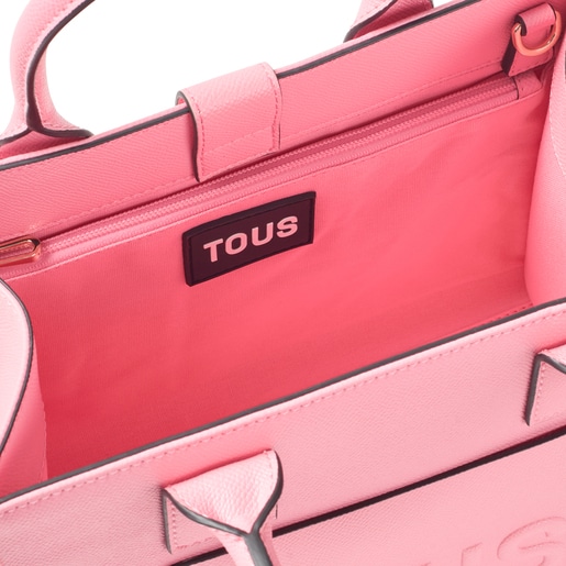 Medium pink TOUS La Rue Amaya Shopping bag | TOUS