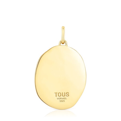 Pendentif en argent vermeil et diamants Women Day