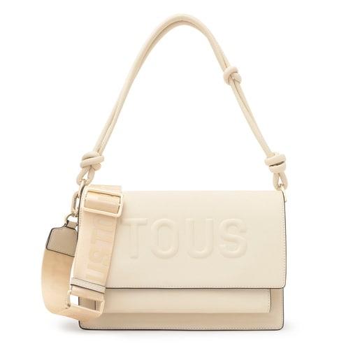 Medium beige TOUS La Rue New Audree Crossbody bag