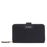 Medium navy blue Script Day double wallet