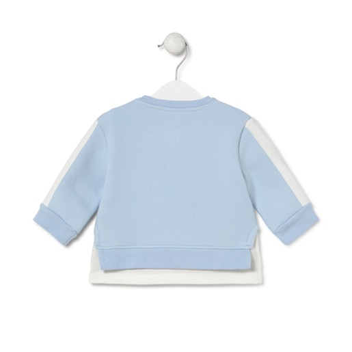 TOUS logo sweatshirt in Casual sky blue