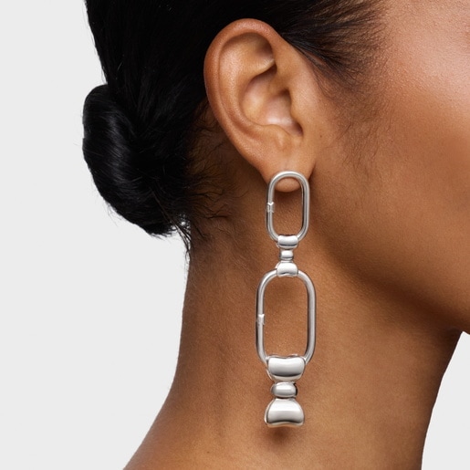 15 mm silver bow Pendant TOUS Ribbon