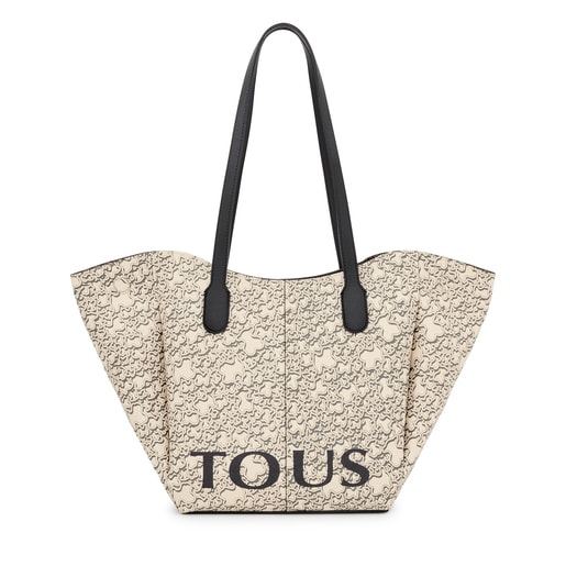 Large beige TOUS Kaos Mini Terra Tote Bag