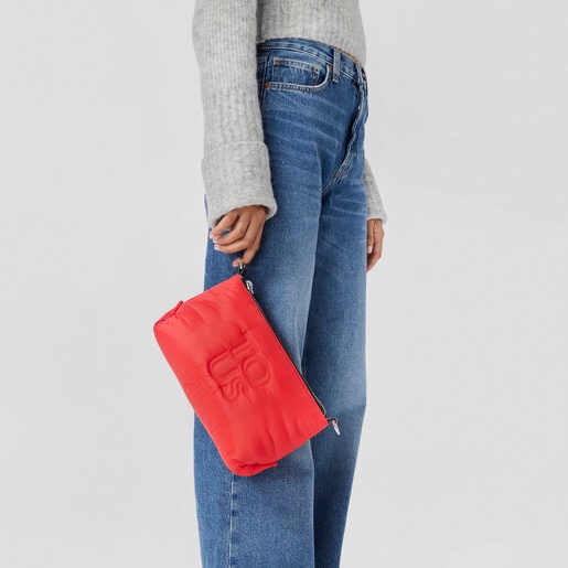 コーラルカラーのクロスボディバッグ TOUS Balloon Soft