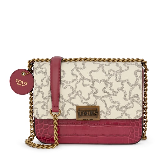 Tous Burgundy Kaos Dream Bucket Bag, latest offers on Tous Moda fashion  accessories