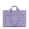 Large dark-lilac-colored Amaya Shopping bag TOUS MANIFESTO CUT