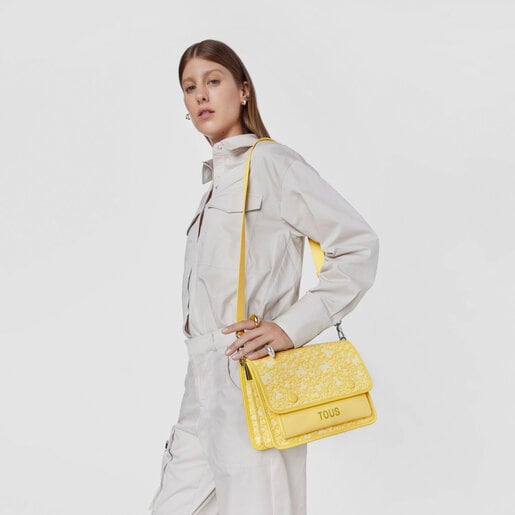 Sac à bandoulière Audree Kaos Mini Evolution moyen jaune