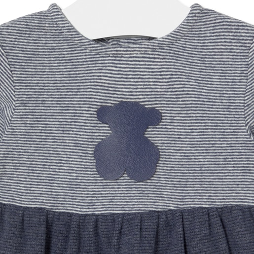 Girls dress in Marine navy blue