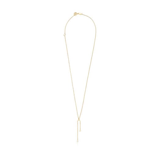 Gold TOUS Cool Joy Necklace with bear and star charms | TOUS