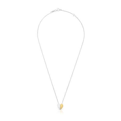 Collar bicolor y motivo corazón 11 mm TOUS 1950