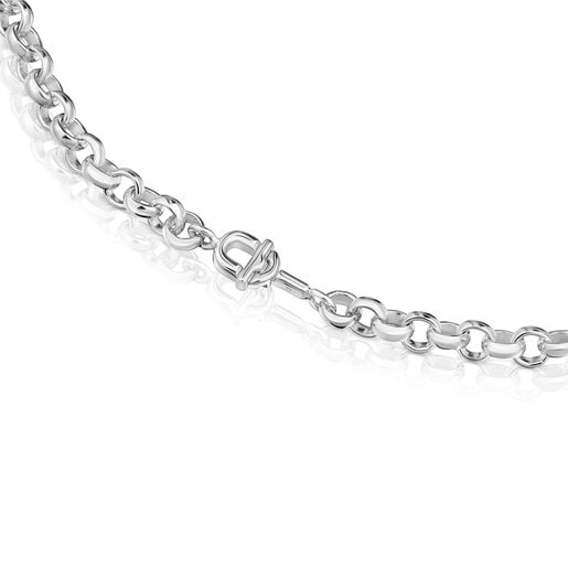 Medium 50 cm silver Necklace TOUS MANIFESTO