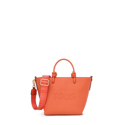 حقيبة أحمال خفيفة La Rue New من TOUS صغيرة الحجم باللون البرتقالي