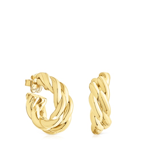 Boucles d'oreilles doubles Twisted