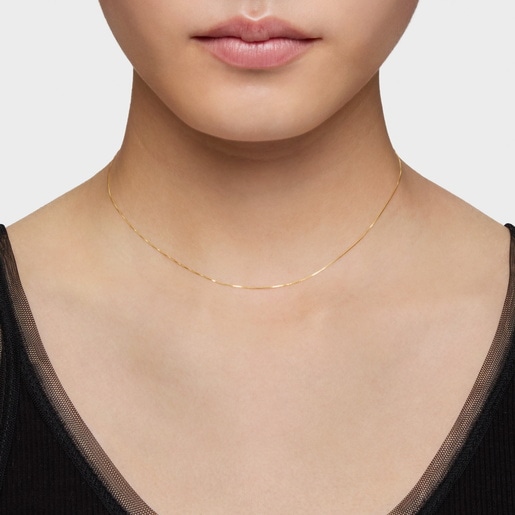 Gold fine-rope Choker measuring 45 cm TOUS Chain