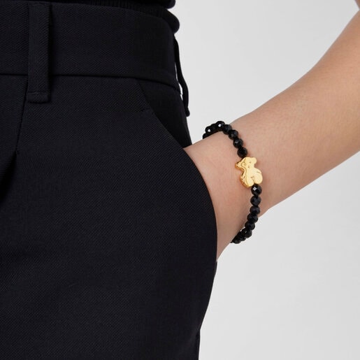 Onyx Sweet Dolls Bracelet with Silver Vermeil