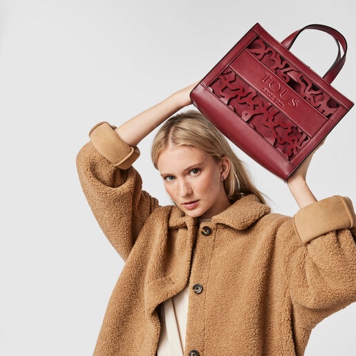 Shopping mediano Amaya Kaos Shock burdeos