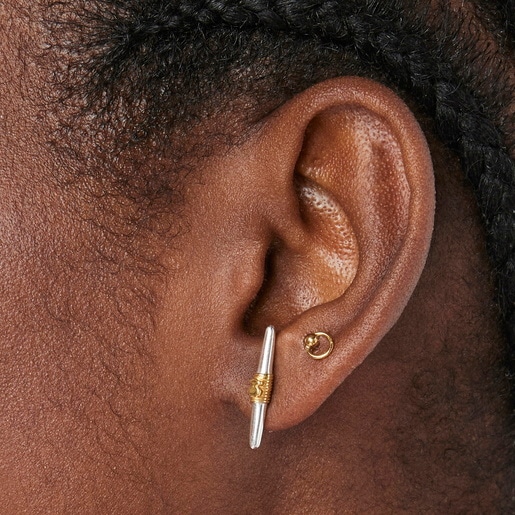 Gold-colored IP steel Plump Piercing