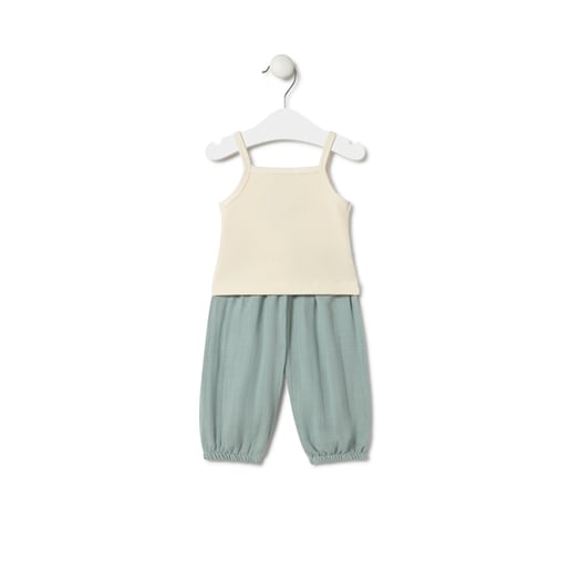 Conjunto de bebé niña Classic bruma