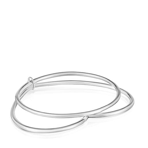 Silver Heart bangle TOUS Straight