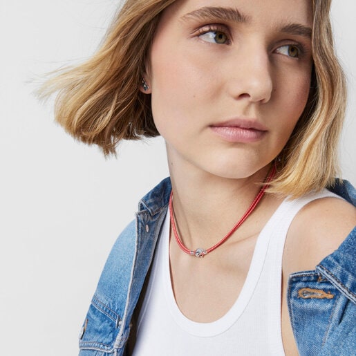 Collar elástico rojo Sweet Dolls