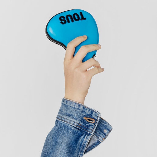 Trousse de toilette bleue cœur TOUS Carol