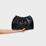 Clutch bandolera de piel negro TOUS Cloud