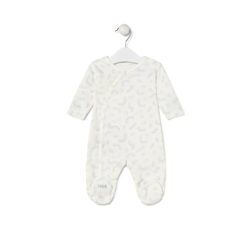 Baby playsuit in Arc sky blue