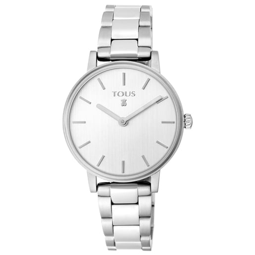 Reloj Rond Straight de acero