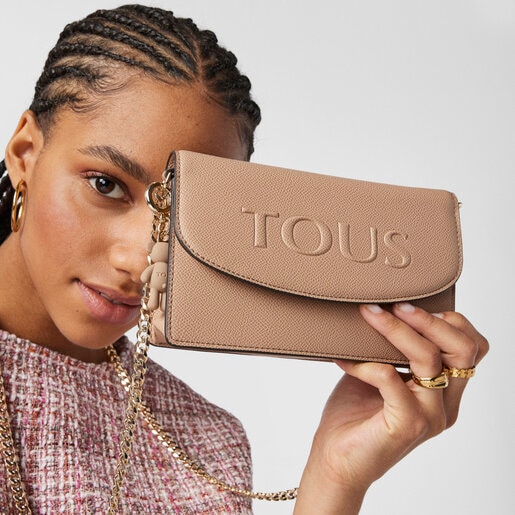 Маленькая темно-серая сумка-кроссбоди T Pop