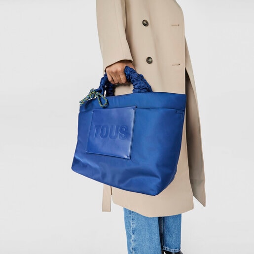 תיק סל TOUS Marina גדול בצבע כחול נייבי