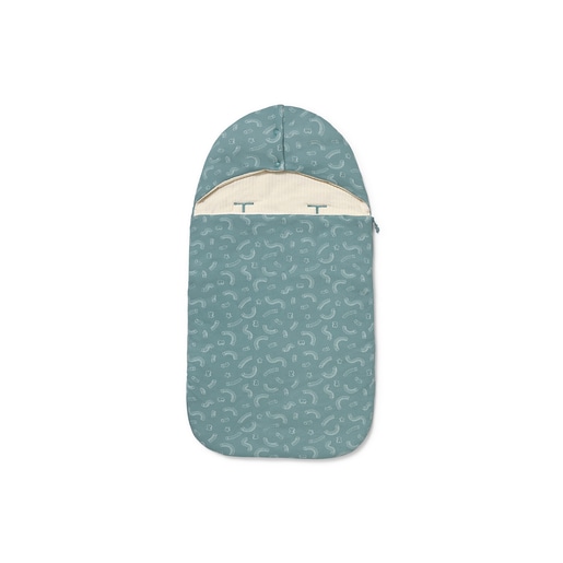 Universal-fit baby footmuff in Arc mist