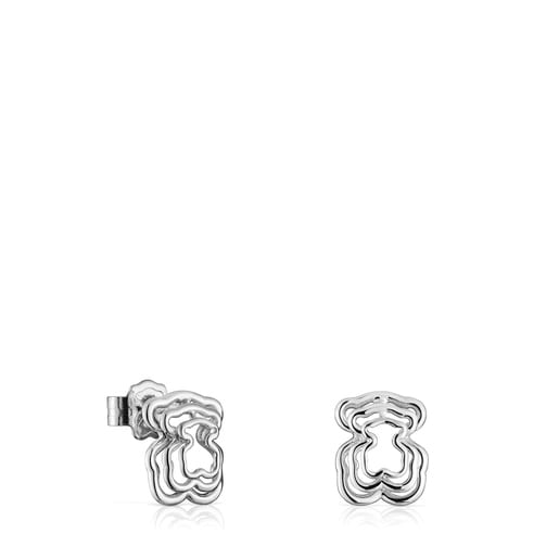 Bickie silver bear Earrings