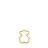 1/2 σκουλαρίκι TOUS Basics από χρυσό με μοτίβο αρκουδάκι
