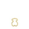 Gold TOUS Basics 1/2 Earring with bear motif