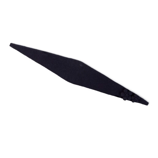 ネイビーブルーのミニスカーフ TOUS Daisy