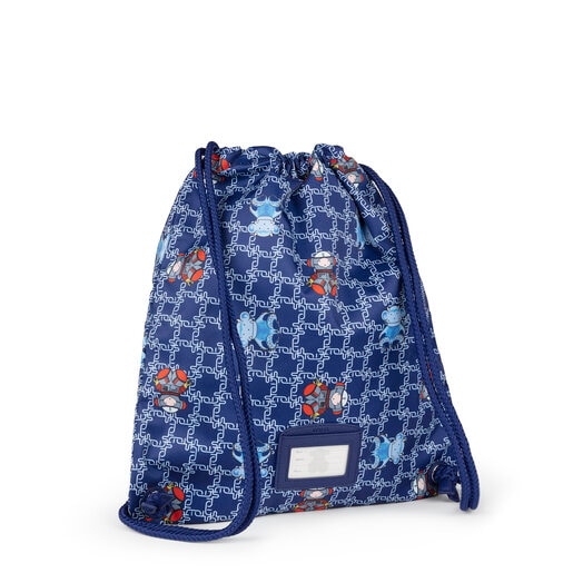 Blue School Logogram flat Backpack