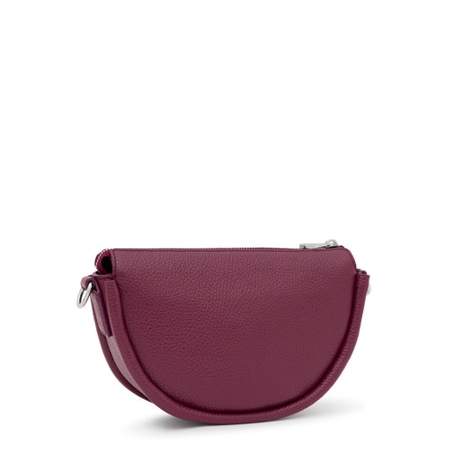 Medium burgundy leather Crossbody bag TOUS Miranda