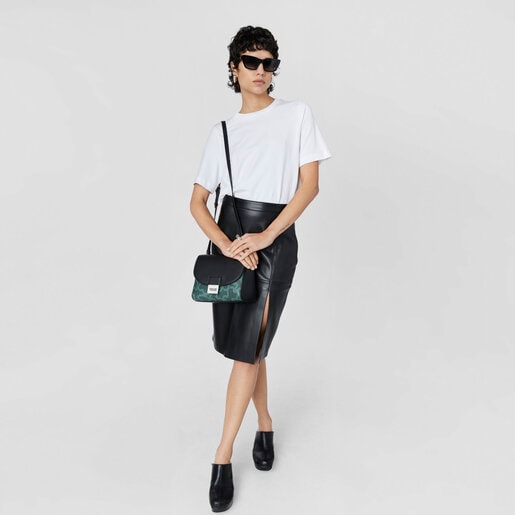 Sac à bandoulière Kaos Pix petit vert