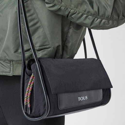 Bandolera mediana negra TOUS Empire Cotton