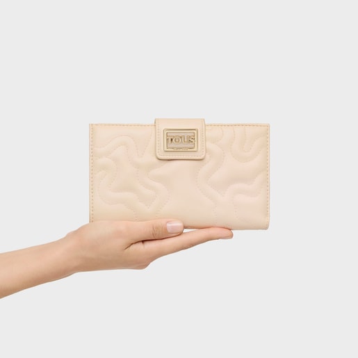 Large beige Kaos Dream Wallet