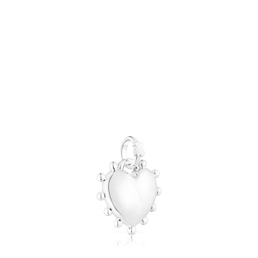 Pendentif en argent cœur San Valentín