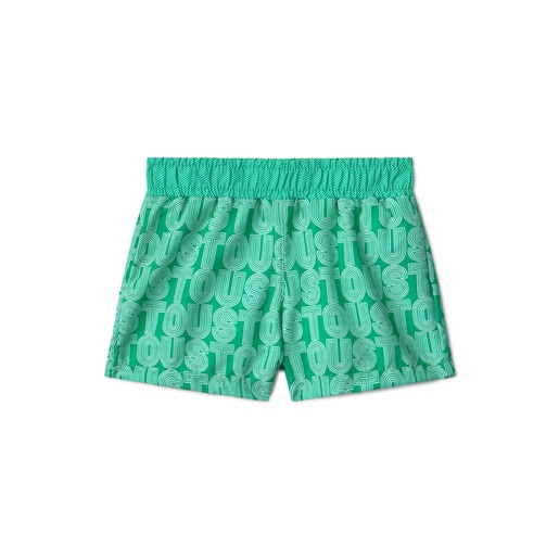 Bañador de niño Line verde