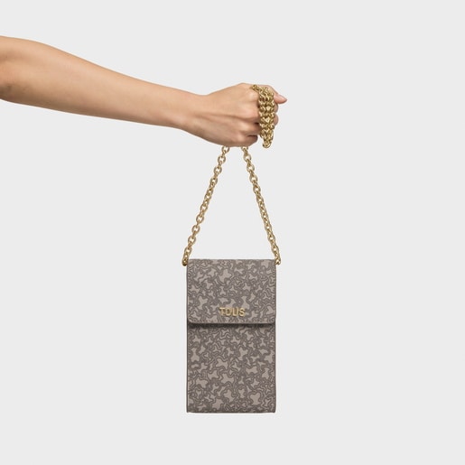 حافظة هاتف بجراب تعليق باللون الرمادي الداكن من تشكيلة Kaos Mini Lines