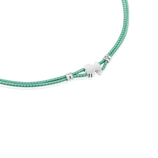 Mint green Sweet Dolls Elastic necklace | TOUS