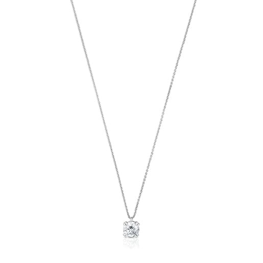 Gargantilla de platino con diamante talla brillante creado en laboratorio 1,00 ct TOUS Essentials LGD