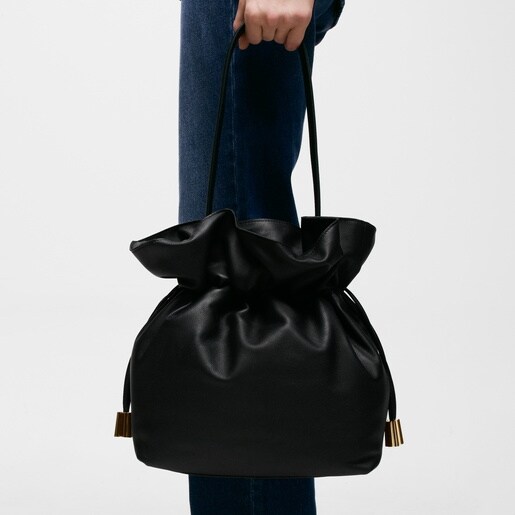 Bombonera negra mediana Tous Heritage