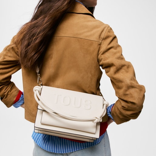 Medium beige TOUS La Rue New Audree Crossbody bag
