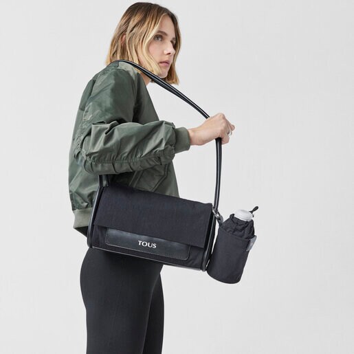 Funda para botella negra TOUS Empire Cotton