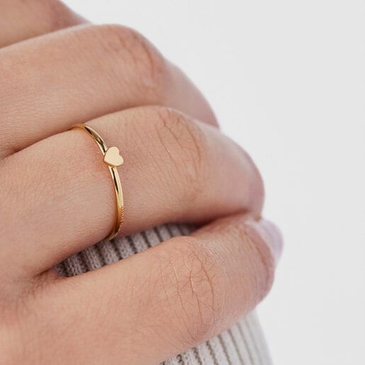 טבעת Cool Joy של TOUS עם עיטור לב