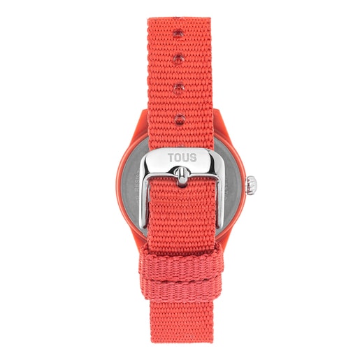 Red Analogue watch Vibrant Sun
